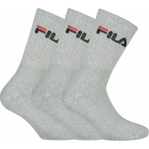 Pack of 3 Pairs of Crew Socks in Cotton Mix - Fila - Modalova