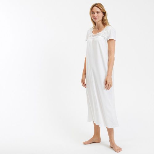 Brushed Cotton/Lace Nightdress - Anne weyburn - Modalova