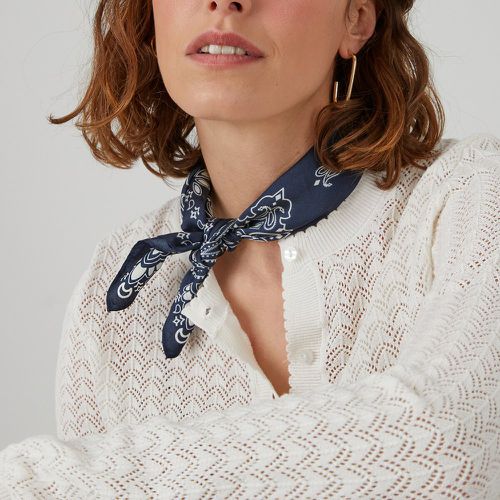 Recycled Cotton Cardigan in Pointelle Knit - LA REDOUTE COLLECTIONS - Modalova