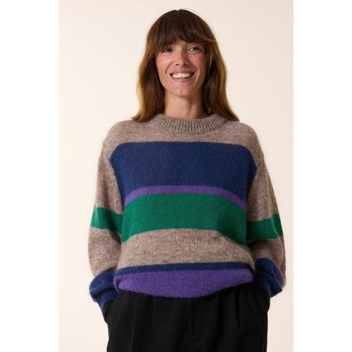 Madra Striped Jumper in Wool/Mohair - LEON & HARPER - Modalova