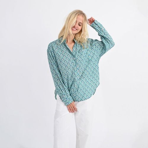 Printed Cotton Shirt with Long Sleeves - MOLLY BRACKEN - Modalova