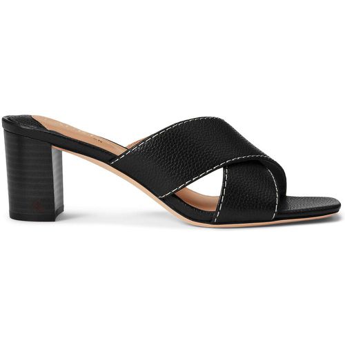 Leather High Heeled Mules - Lauren Ralph Lauren - Modalova