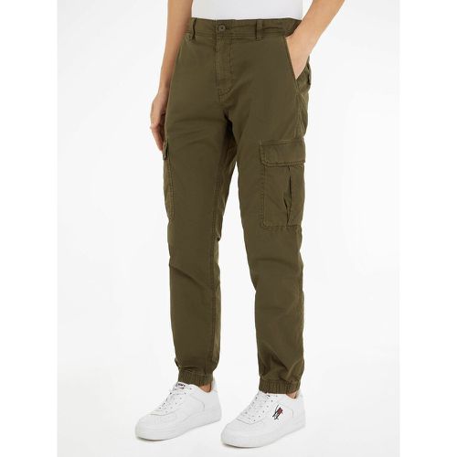 Cotton Ripstop Cargo Trousers - Tommy Jeans - Modalova