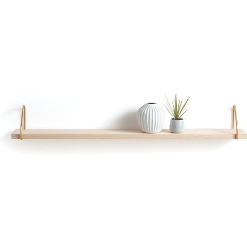 Vinto L120cm Solid Pine & Metal Wall Shelf - LA REDOUTE INTERIEURS - Modalova