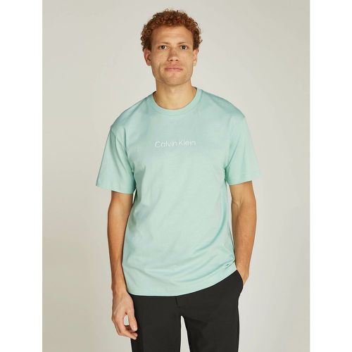 Cotton Comfort Fit T-Shirt with Crew Neck - Calvin Klein - Modalova