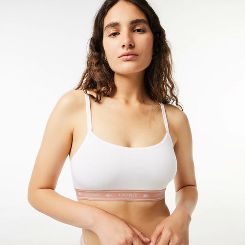 Cotton Bandeau Bralette - Lacoste - Modalova