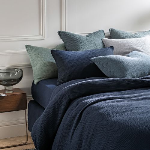 Yafa Organic Cotton Muslin Duvet Cover - AM.PM - Modalova