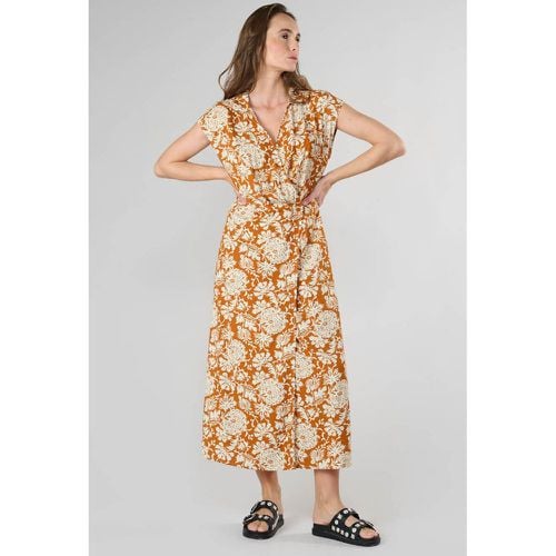 Floral V-Neck Midaxi Dress - LE TEMPS DES CERISES - Modalova