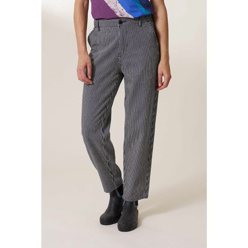 Armina Striped Cotton Trousers - LEON & HARPER - Modalova