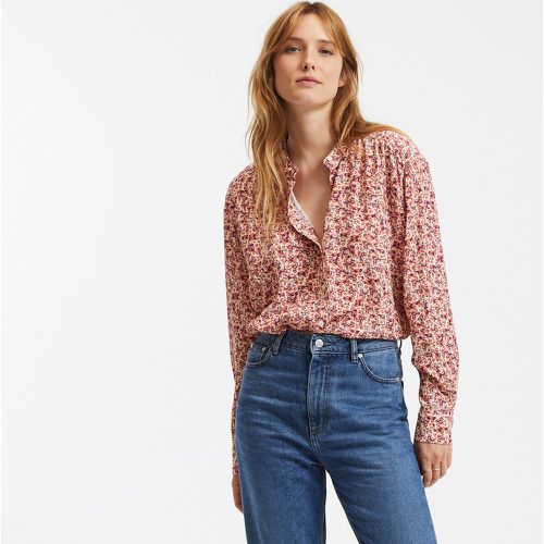 Floral Mandarin Collar Shirt with Long Sleeves - LA REDOUTE COLLECTIONS - Modalova