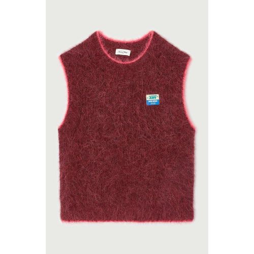 Bymi Knitted Vest Top in Alpaca Mix with Crew Neck - American vintage - Modalova