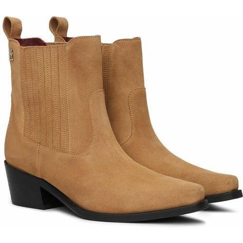 Suede Cowboy Ankle Boots - Tommy Hilfiger - Modalova