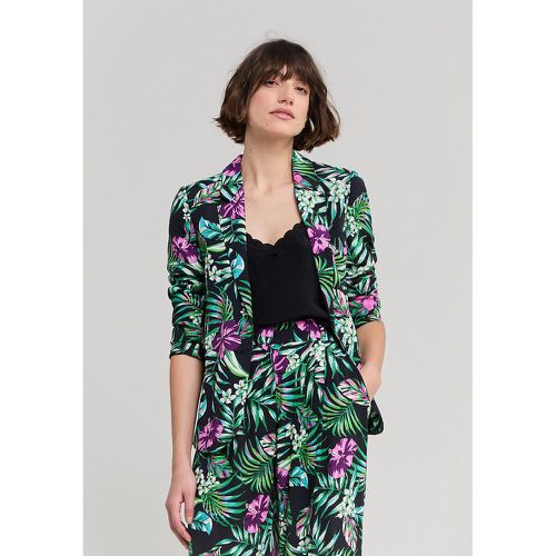 Tropical Print Blazer - IKKS - Modalova