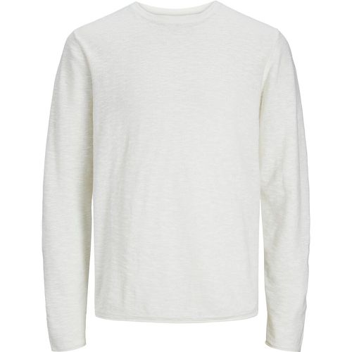 Cotton/Linen Jumper with Crew Neck - jack & jones - Modalova