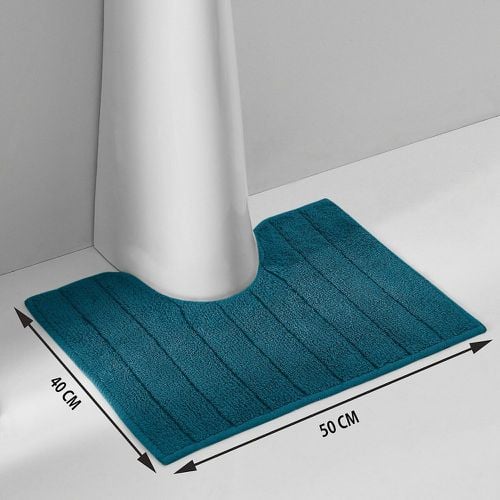 Zavara 100% Cotton Toilet/Sink Cutout Bathroom Mat - LA REDOUTE INTERIEURS - Modalova