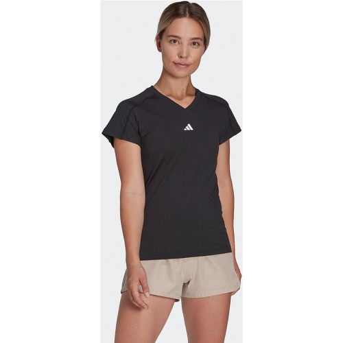 Aeroready Train Essentials Recycled T-Shirt with V-Neck - adidas performance - Modalova