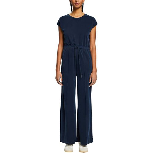 Short Sleeve Drawstring Jumpsuit with Elasticated Waist - Esprit - Modalova