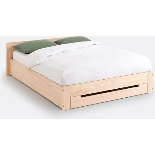 Crawley Solid Pine Storage Bed with Base - LA REDOUTE INTERIEURS - Modalova