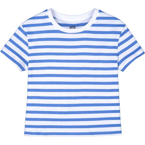 Striped Cotton T-Shirt with Crew Neck - LA REDOUTE COLLECTIONS - Modalova