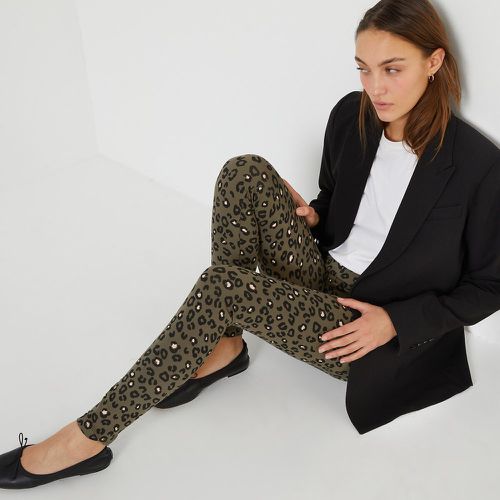 Leopard Print Cotton Leggings - LA REDOUTE COLLECTIONS - Modalova