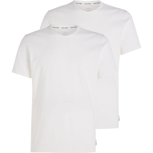 Pack of 2 T-Shirts in Cotton with Crew Neck - Calvin Klein Underwear - Modalova
