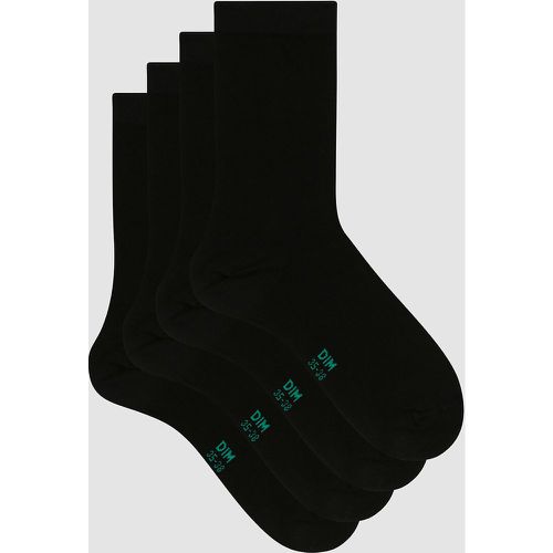 Pack of 2 Pairs of Crew Socks in Organic Cotton - Dim - Modalova