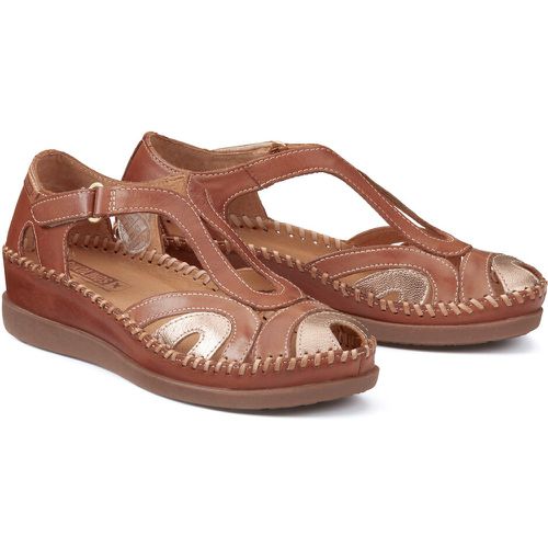 Leather Wedge Heel Sandals - Pikolinos - Modalova