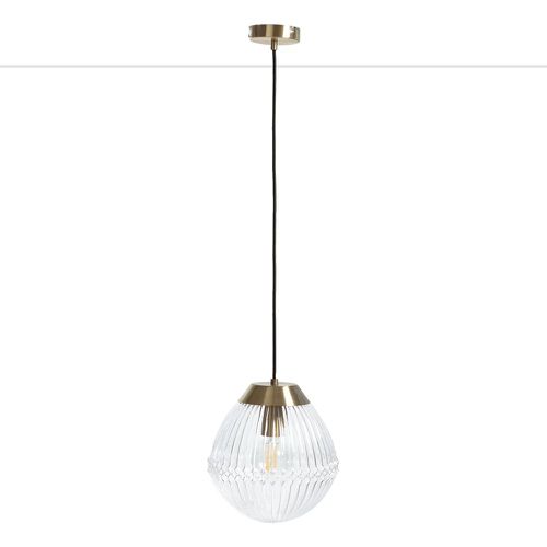 Ari 26cm Dimeter Brass and Textured Glass Ceiling Light - LA REDOUTE INTERIEURS - Modalova
