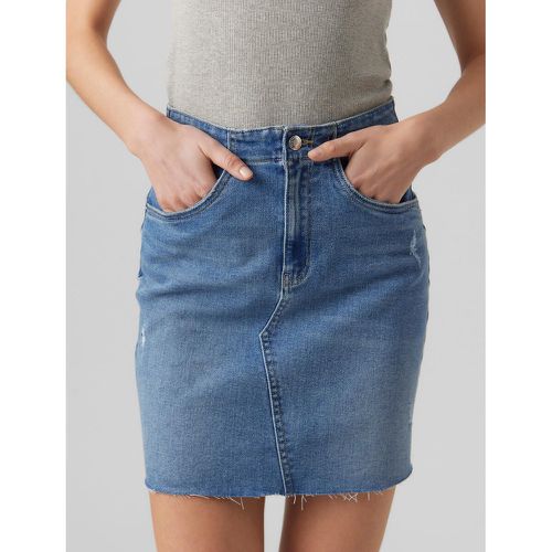 Denim Mini Skirt with High Waist - Vero Moda - Modalova