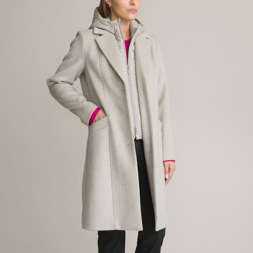 Recycled Mid-Length Coat with Removable Padded Hood - Anne weyburn - Modalova