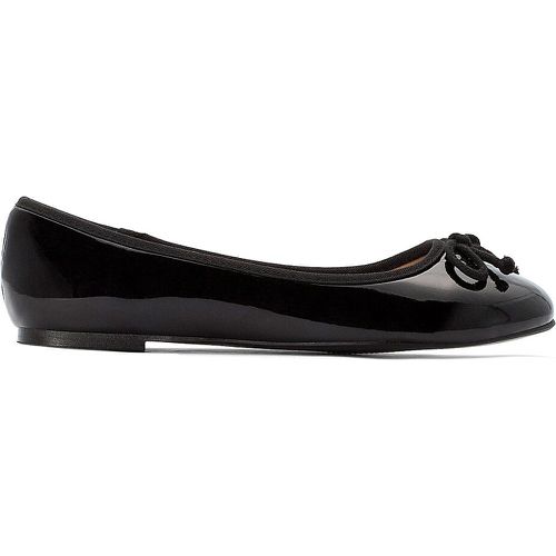 Patent Flat Ballet Flats with Bow Detail - LA REDOUTE COLLECTIONS - Modalova