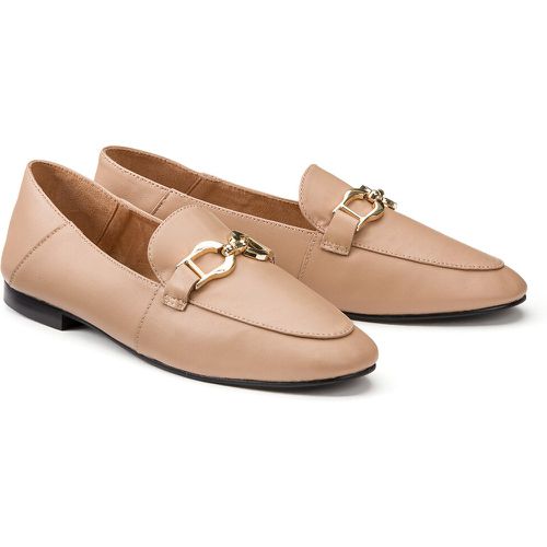 Wide Fit Leather Loafers - LA REDOUTE COLLECTIONS PLUS - Modalova