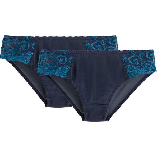 Pack of 2 Knickers in Two-Tone Tulle - LA REDOUTE COLLECTIONS - Modalova