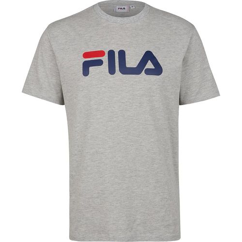 Foundation Cotton T-Shirt with Large Logo Print and Short Sleeves - Fila - Modalova