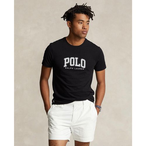 Logo Print Cotton T-Shirt in Regular Fit - Polo Ralph Lauren - Modalova