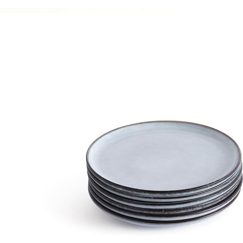 Set of 6 Bambyo Enamelled Stoneware Dessert Plates - LA REDOUTE INTERIEURS - Modalova
