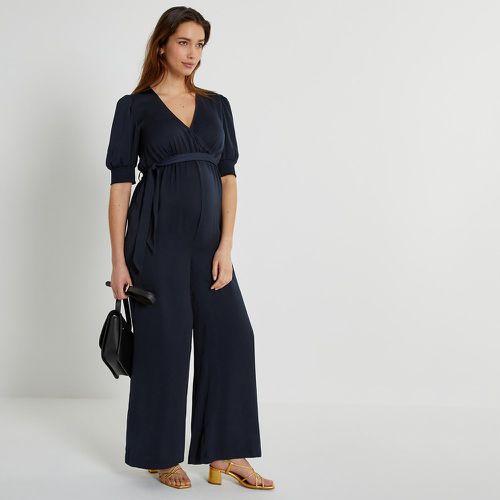 Recycled Satin Maternity Jumpsuit, Length 28" - LA REDOUTE COLLECTIONS - Modalova