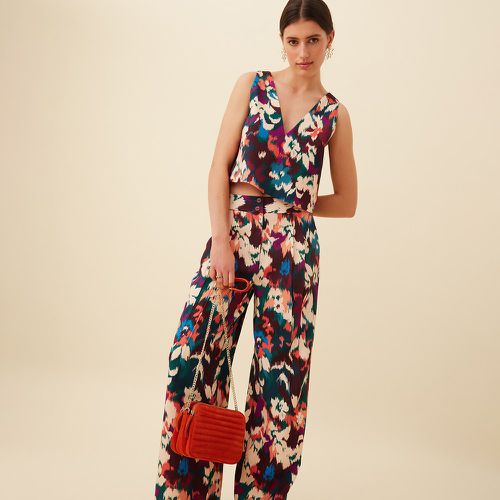 Floral Print Straight Trousers, Length 29.5" - LA REDOUTE COLLECTIONS - Modalova
