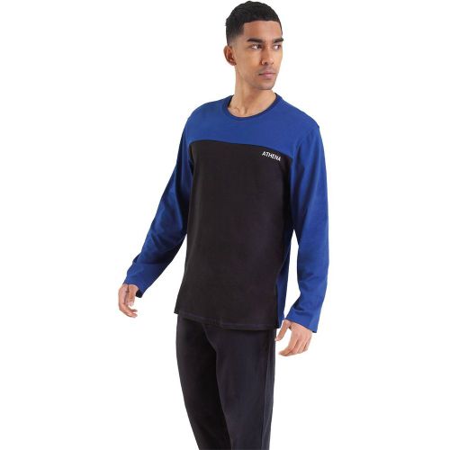 Cotton Crew Neck Pyjamas - Athena - Modalova