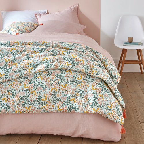 Majari Floral Washed Cotton Bedspread - LA REDOUTE INTERIEURS - Modalova