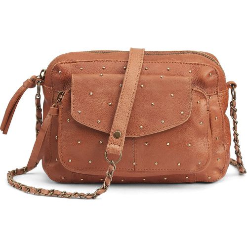 Naina Leather Studded Handbag - Pieces - Modalova