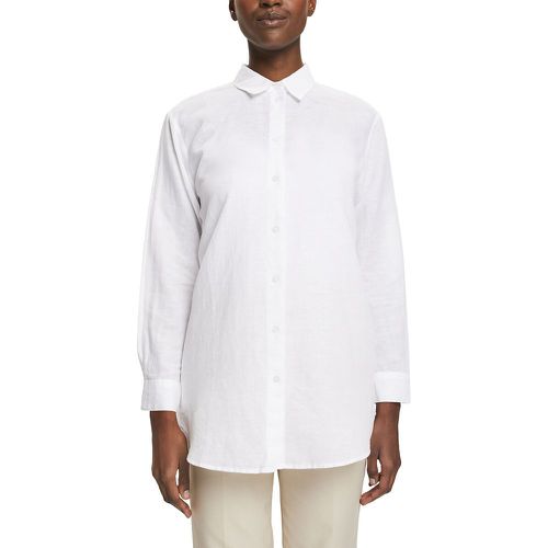 Linen/Cotton Shirt in Regular Fit - Esprit - Modalova