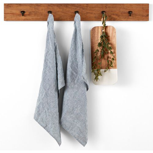 Set of 2 Victorine Washed Linen Chambray Tea Towels - LA REDOUTE INTERIEURS - Modalova