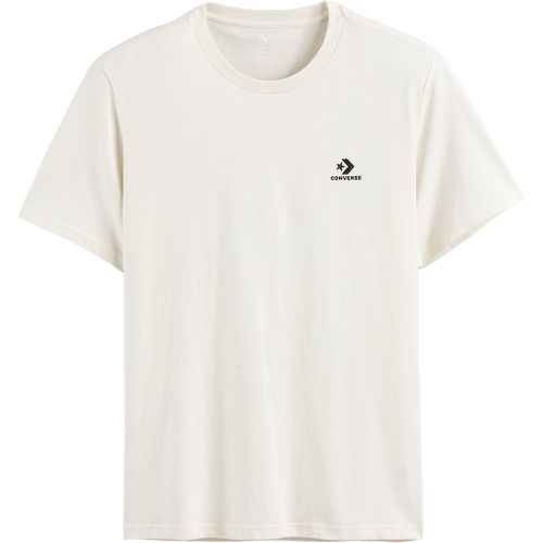 Star Chevron Unisex T-Shirt with Embroidered Logo and Short Sleeves in Cotton - Converse - Modalova