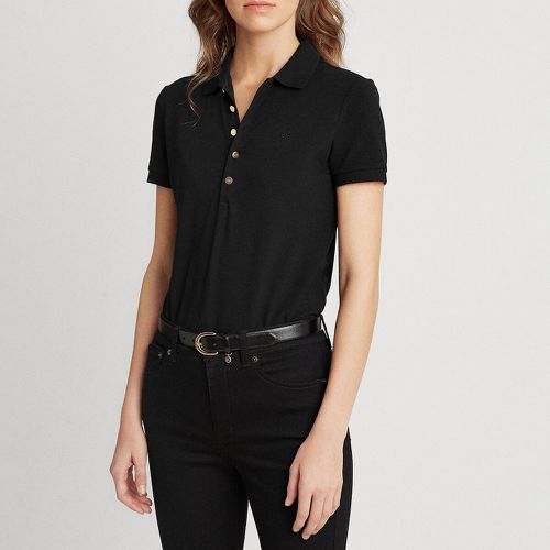 Cotton Polo Shirt with Short Sleeves - Lauren Ralph Lauren - Modalova