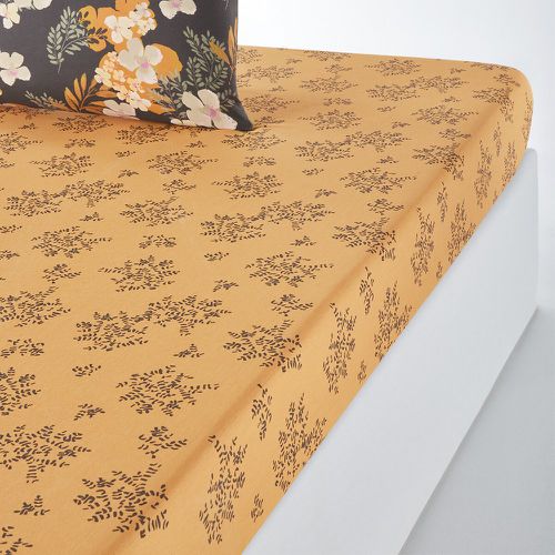 Shabby Vintage Floral 100% Washed Cotton Fitted Sheet - LA REDOUTE INTERIEURS - Modalova