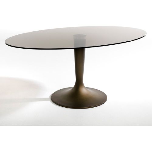 Seona Smoked Glass Oval Dining Table - AM.PM - Modalova