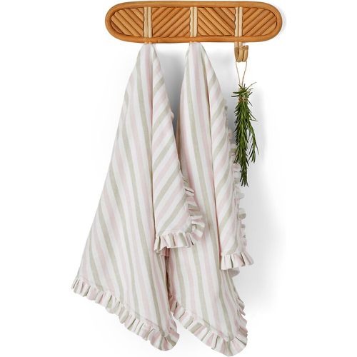 Set of 2 Bridget Striped 100% Woven-Dyed Cotton Tea Towels - LA REDOUTE INTERIEURS - Modalova