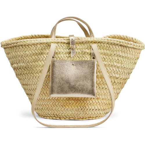 Panier II Basket Bag in Doum Palm Tree Leaves/Leather - CRAIE STUDIO - Modalova