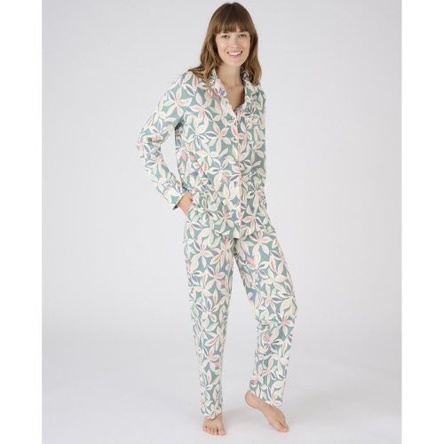 Cotton Mix Pyjamas with Long Sleeves - DAMART - Modalova